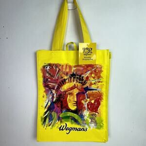 Wegmans RARE! New York NY State NYC Reusable Grocery Tote Bag Statue of Liberty